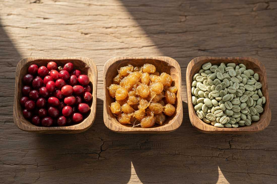 The Difference Between Washed, Natural, and Honey-Processed Coffee